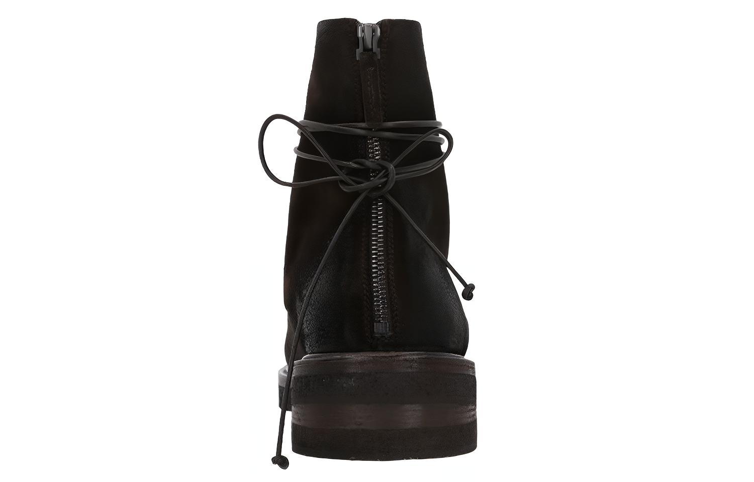Marsèll Suede Lace-Up Ankle Boots 'Dark Brown' 圖 4