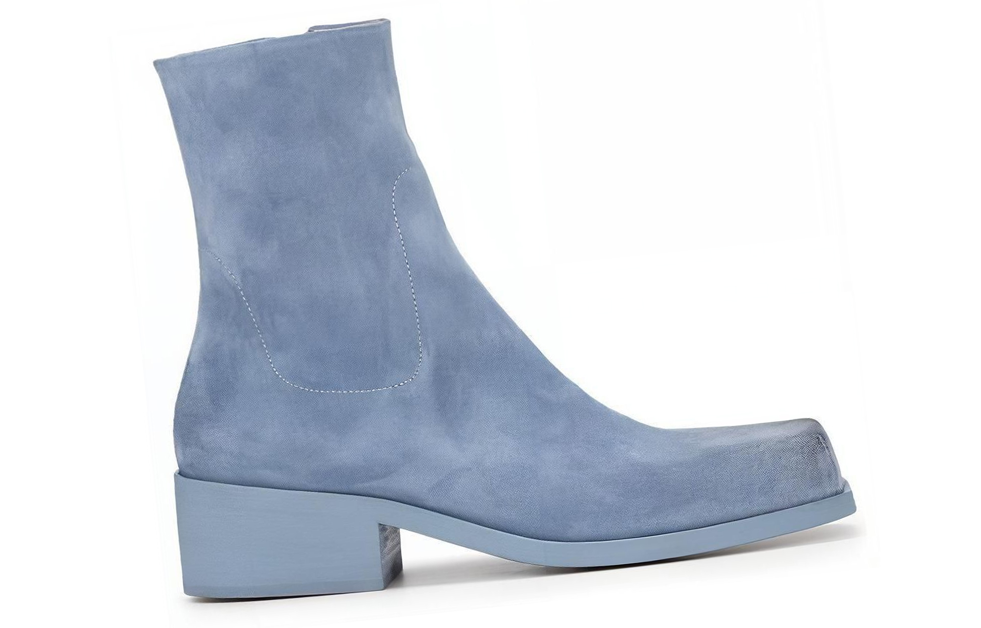 Marsèll Suede Slip-On Round Toe Ankle Boot 'Blue' 圖 2