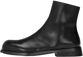 Marsèll Tello 'Black Leather Slip-On Ankle Boot' MM4475146666 Marsèll Tello 'Black Leather Slip-On Ankle Boot' MM4475146666