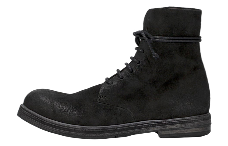 Marsèll Zucca Zeppa 'Black Leather Ankle Strap Boots' MM1178250666