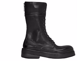 Order Marsèll Zuccolona ''Bottes en Cuir Noir à Lacets'' MM4111164666