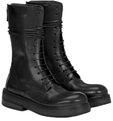 Marsèll Zuccolona 'Black Leather Lace-Up Boots' MM4111164666 Lookbook Marsèll Zuccolona 'Black Leather Lace-Up Boots' MM4111164666