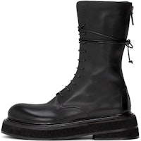 Marsèll Zuccone 'Black Lace-Up Leather Boot' MM4278118666 Marsèll Zuccone 'Black Lace-Up Leather Boot' MM4278118666