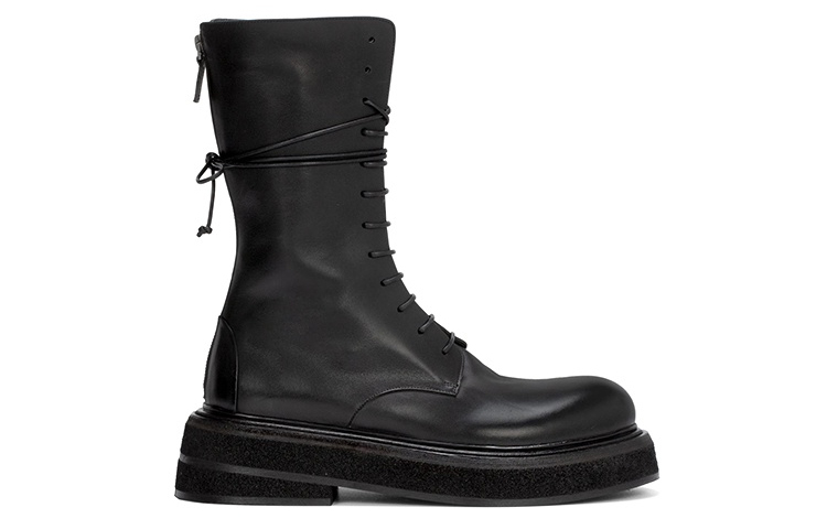 Order Marsèll Zuccone 'But Hitam Kulit Lace-Up' MM4278118666