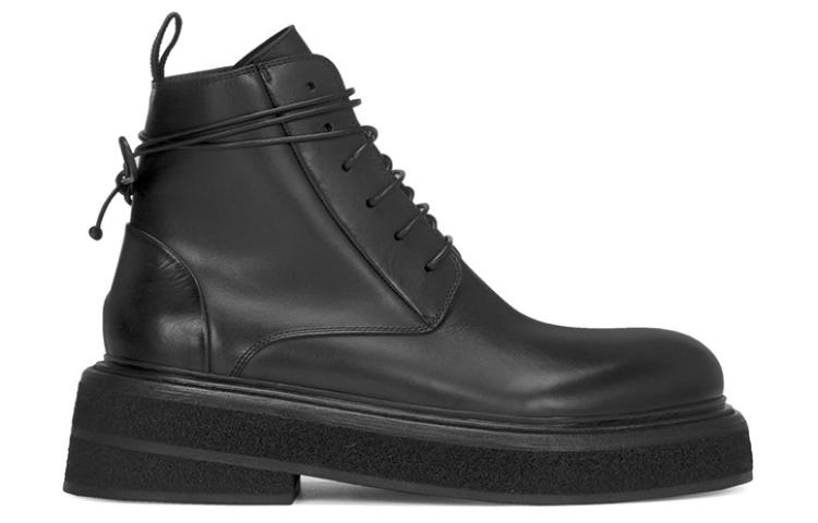 Marsèll Zuccone Leather Boots 'Black Lace-Up' 圖 2