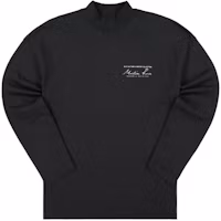 Martine Rose FW21 Cotton Slogan Logo Long Sleeve T-Shirt Black (). M605JC Martine Rose FW21 Cotton Slogan Logo Long Sleeve T-Shirt Black (). M605JC