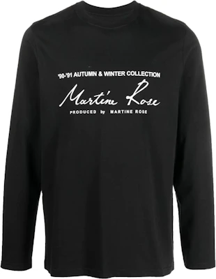 Martine Rose FW22 Colorblock Logo Print Unisex Long-Sleeve T-Shirt - Black. CMR604JCCBLACK Buy Martine Rose FW22 Colorblock Logo Print Unisex Long-Sleeve T-Shirt - Black. CMR604JCCBLACK