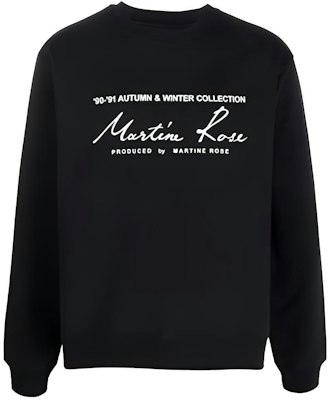 Martine Rose 標誌印花黑色套頭衛衣 M601FE-FMR-009 Buy Martine Rose 標誌印花黑色套頭衛衣 M601FE-FMR-009