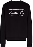 Martine Rose SS22 Logo Contrast Pullover Sweatshirt Unisex Black CMR601FL-BLACK Martine Rose SS22 Logo Contrast Pullover Sweatshirt Unisex Black CMR601FL-BLACK