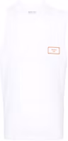 Martine Rose SS24 Logo Knit Sleeveless Pullover Vest White Unisex. CMRSS24622-WHITE Martine Rose SS24 Logo Knit Sleeveless Pullover Vest White Unisex. CMRSS24622-WHITE