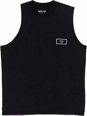 Martine Rose SS25 Logo Sleeveless Tank Top Unisex Black 622JE01002B-BLACK Buy Martine Rose SS25 Logo Sleeveless Tank Top Unisex Black 622JE01002B-BLACK