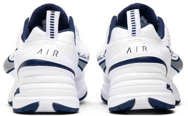 Martine Rose x Nike Air Monarch IV 'Putih Biru Navy' AT3147-100 Details for Martine Rose x Nike Air Monarch IV 'Putih Biru Navy' AT3147-100
