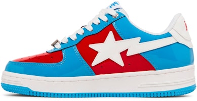 Marvel Comics x BAPE Bapesta FS-001 Low 'Captain America' Sepatu Sneakers 804 Lookbook Marvel Comics x BAPE Bapesta FS-001 Low 'Captain America' Sepatu Sneakers 804