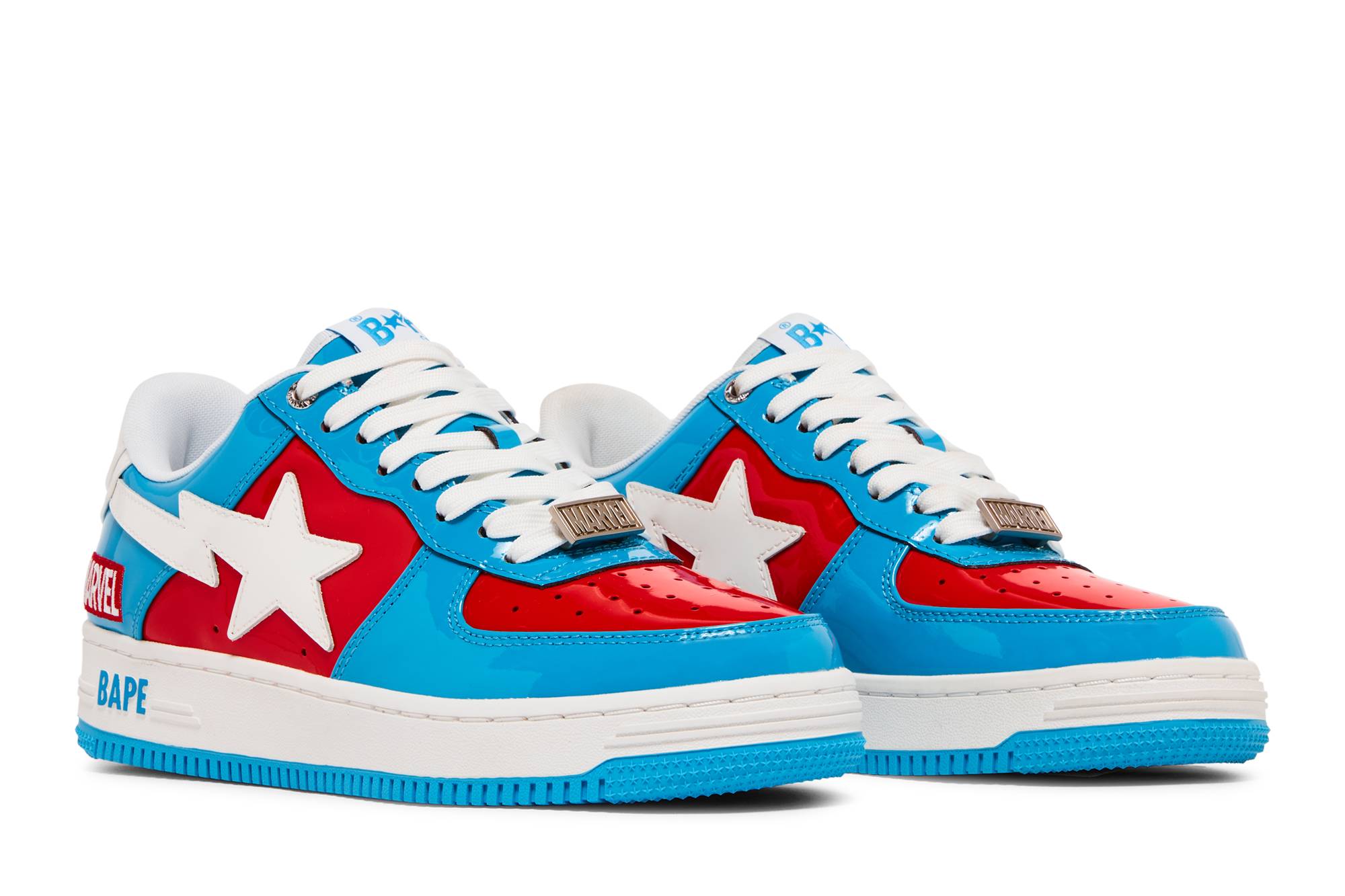 Cheap 마블 x 베이프 배이프스타 로우 '캡틴 아메리카' 804