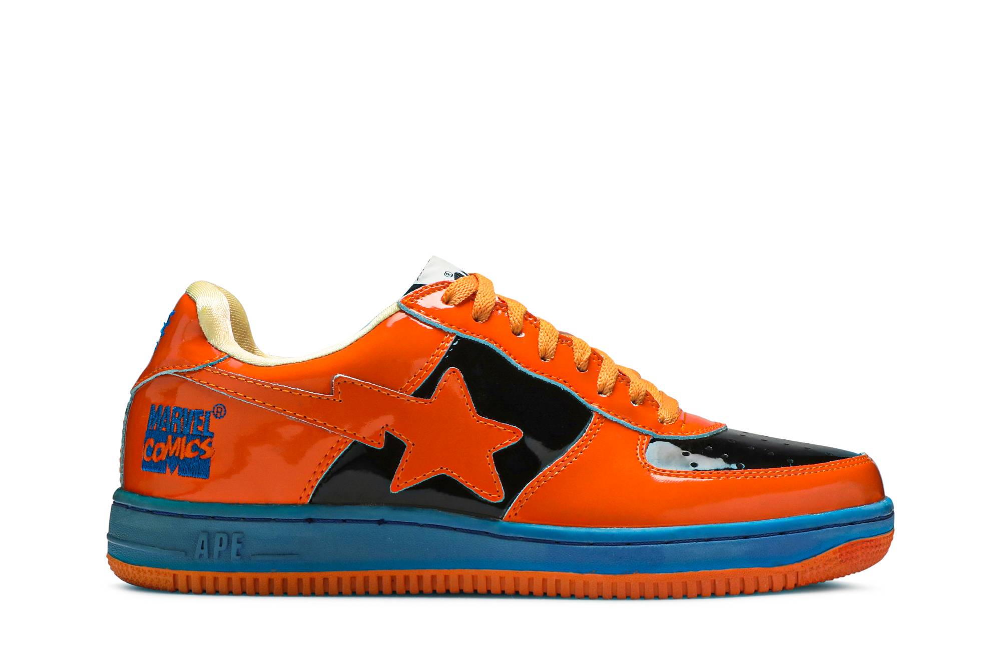 Buy Marvel Comics x BAPE Bapesta FS-001 Low 'Antorcha Humana' 802