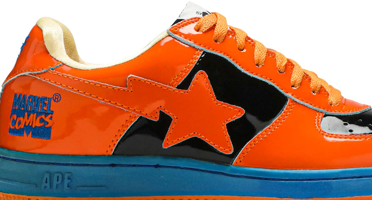 Marvel Comics x BAPE Bapesta FS-001 Low 'Antorcha Humana' 802 Order Marvel Comics x BAPE Bapesta FS-001 Low 'Antorcha Humana' 802