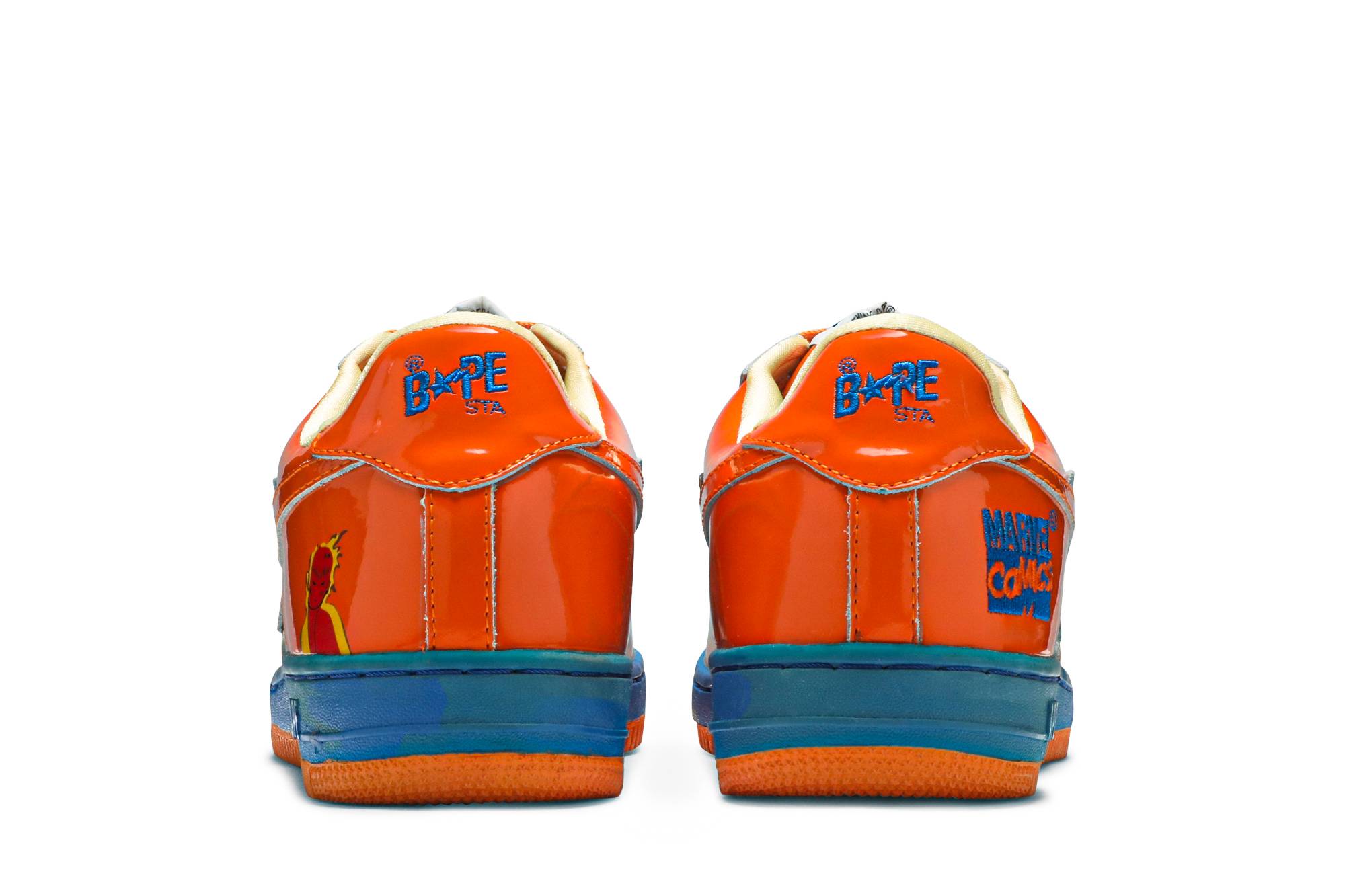 Details for Marvel Comics x BAPE Bapesta FS-001 Low 'Antorcha Humana' 802