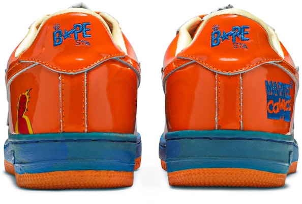 Marvel Comics x BAPE Bapesta FS-001 Low 'Antorcha Humana' 802 Details for Marvel Comics x BAPE Bapesta FS-001 Low 'Antorcha Humana' 802