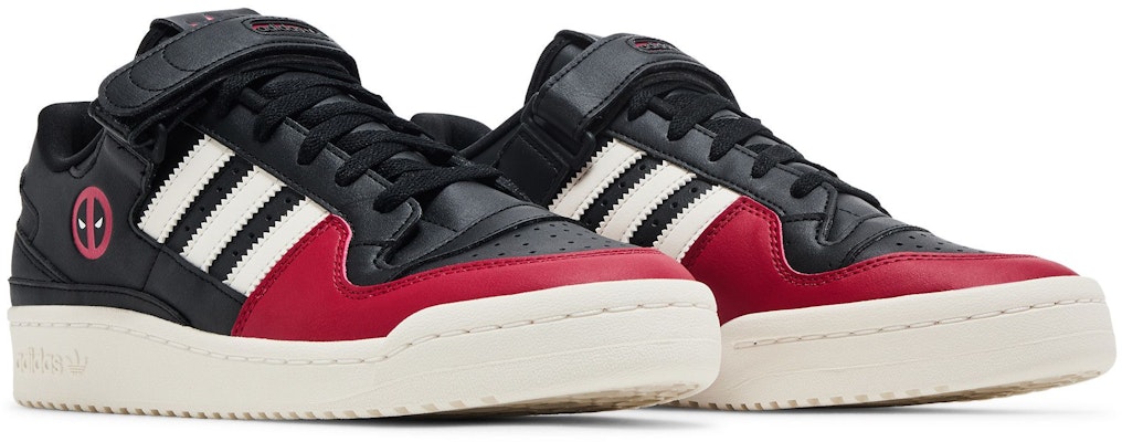 Marvel x adidas Forum 84 Low 'Deadpool' Sneakers JR2481 Cheap Marvel x adidas Forum 84 Low 'Deadpool' Sneakers JR2481