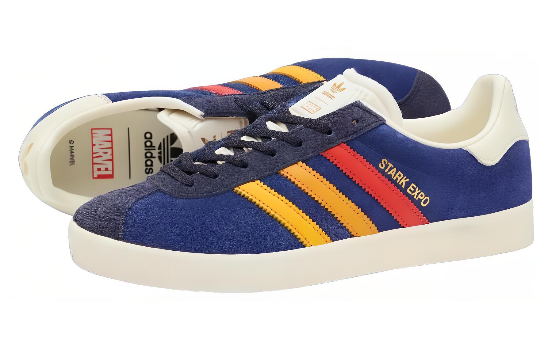 Lookbook Marvel x adidas Gazelle Exclusiva 'Stark Industries Pack' talla? IG8793