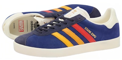 Marvel x adidas Gazelle Exclusiva 'Stark Industries Pack' talla? IG8793 Lookbook Marvel x adidas Gazelle Exclusiva 'Stark Industries Pack' talla? IG8793