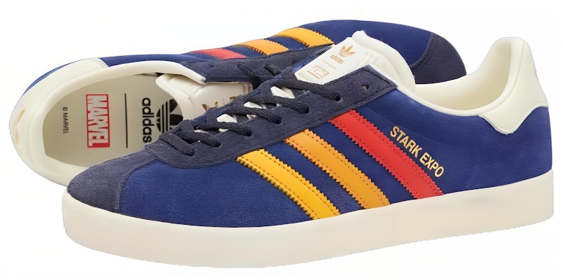 마블 x 아디다스 가젤 size? 한정판 "스타크 인더스트리 팩" IG8793 Lookbook 마블 x 아디다스 가젤 size? 한정판 "스타크 인더스트리 팩" IG8793