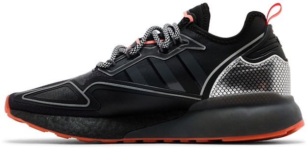 Marvel x adidas ZX 2K Boost 'Stark Industries - Hitam' H02560 Lookbook Marvel x adidas ZX 2K Boost 'Stark Industries - Hitam' H02560