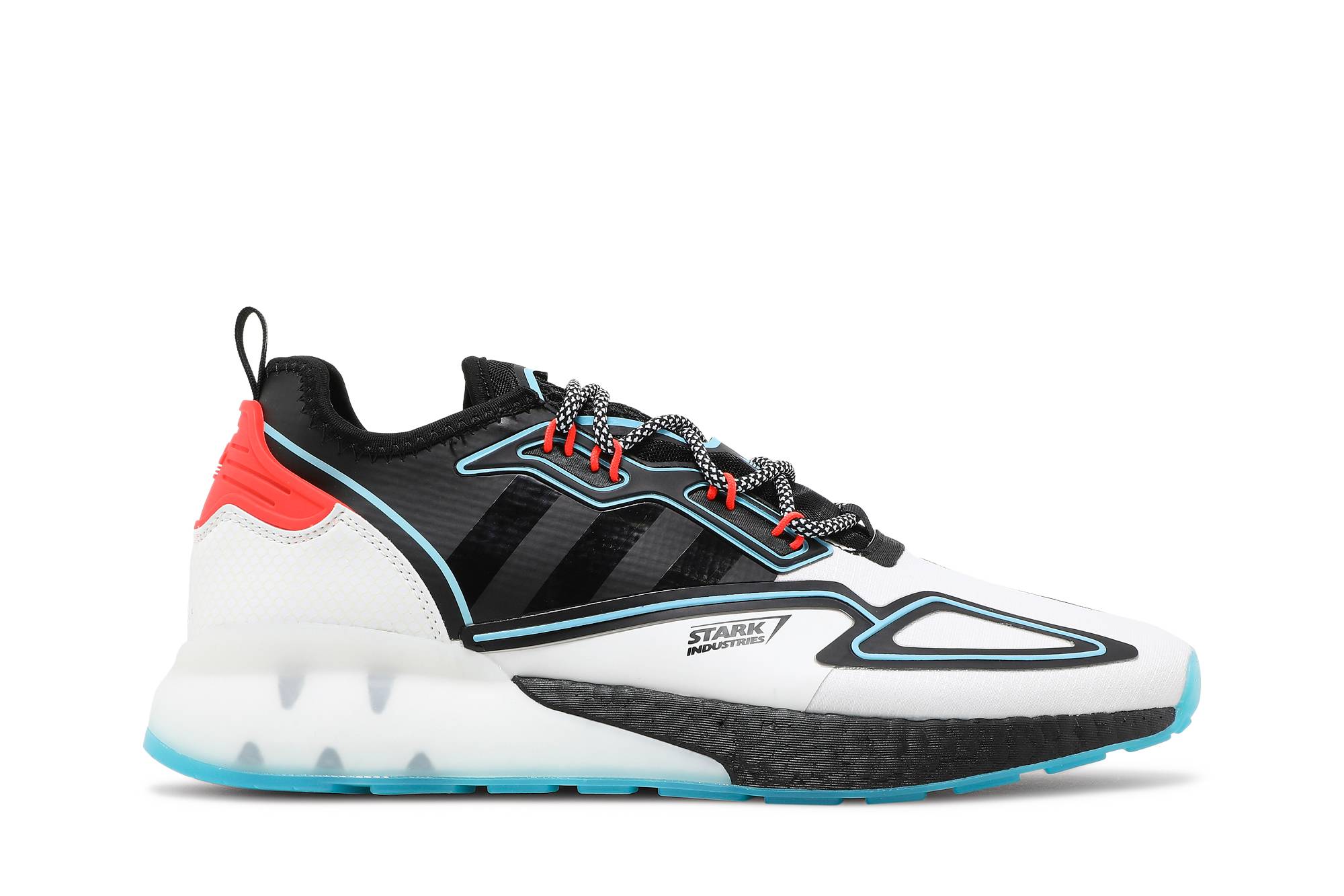 Marvel x adidas ZX 2K Boost 'Stark Industries - White' H02561