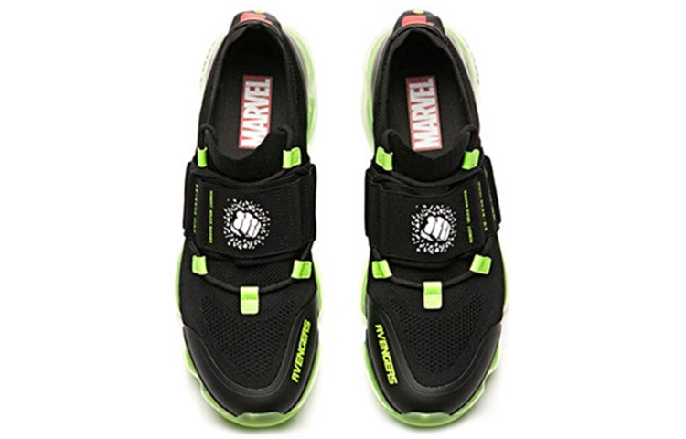 Shop Anta MARVEL x Low Hitam Hijau 'Avengers Hulk NASA ke-60' 91835509-10