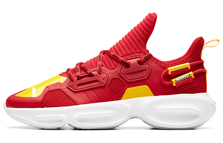 Buy 安踏MARVEL漫威联名跑鞋低帮红黄‘钢铁侠纪念款’ 91928807-8