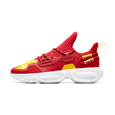 Anta MARVEL Running Shoes Low Red Yellow 'Iron Commemorative'