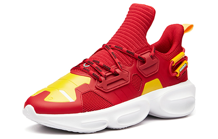 Lookbook 安踏MARVEL漫威联名跑鞋低帮红黄‘钢铁侠纪念款’ 91928807-8