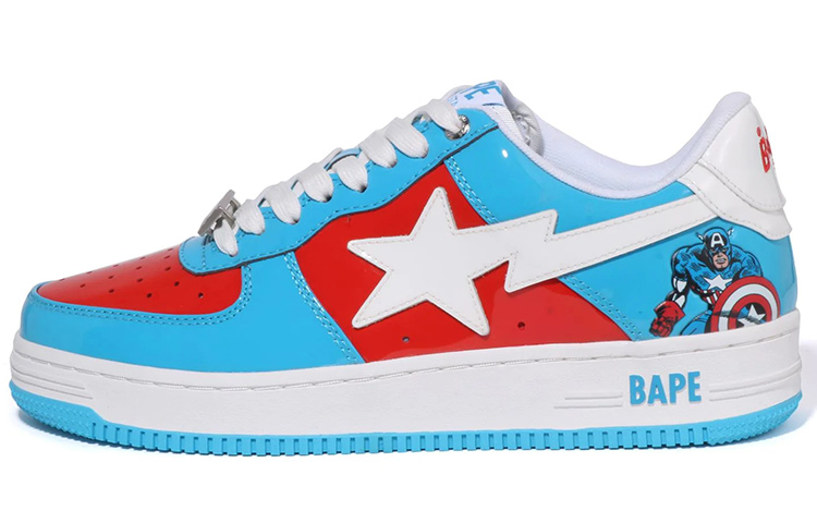 Marvel x BAPE Bapesta 'Captain America' 1I73191903