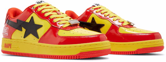 Cheap Marvel x BAPE Bapesta ''Iron Man'' Homme 1I73191902