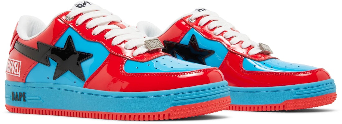 Marvel x BAPE Bapesta 'Spider-Man' 1I73191916 Cheap Marvel x BAPE Bapesta 'Spider-Man' 1I73191916