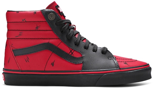 Marvel x Vans SK8-Hi 'Deadpool' VN0A38GEUBJ Buy Marvel x Vans SK8-Hi 'Deadpool' VN0A38GEUBJ
