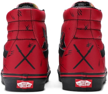Marvel x Vans SK8-Hi 'Deadpool' VN0A38GEUBJ Details for Marvel x Vans SK8-Hi 'Deadpool' VN0A38GEUBJ