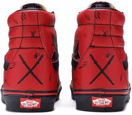 Marvel x Vans SK8-Hi 'Deadpool' VN0A38GEUBJ Details for Marvel x Vans SK8-Hi 'Deadpool' VN0A38GEUBJ