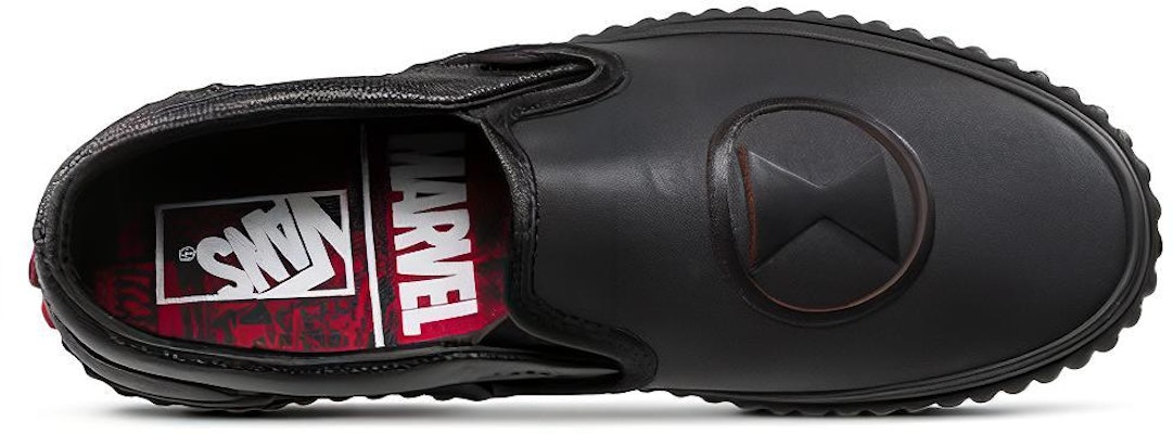 マーベル×Vans スリッポン「ブラック・ウィドウ」 VN0A38F7U7K Shop マーベル×Vans スリッポン「ブラック・ウィドウ」 VN0A38F7U7K