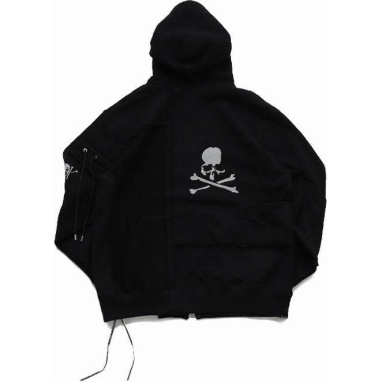 Mastermind FW24 Skull Print Hoodie Unisex Black MJ24E13-SW037