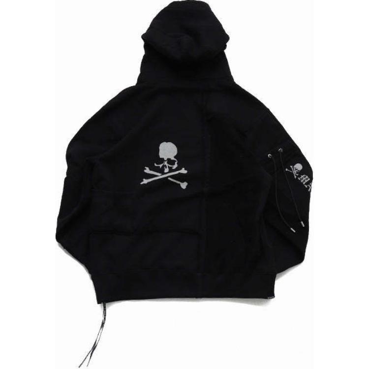 Mastermind FW24 Skull Zip Hoodie Jacket Unisex Black MJ24E13-BL026