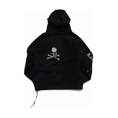Mastermind FW24 Skull Zip Hoodie Jacket Unisex Black MJ24E13-BL026
