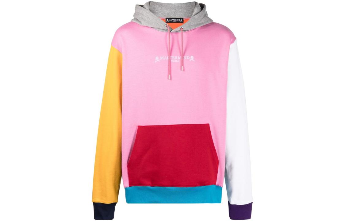 Mastermind Navy Skull Print Relaxed Fit Hoodie MW23S10SW003