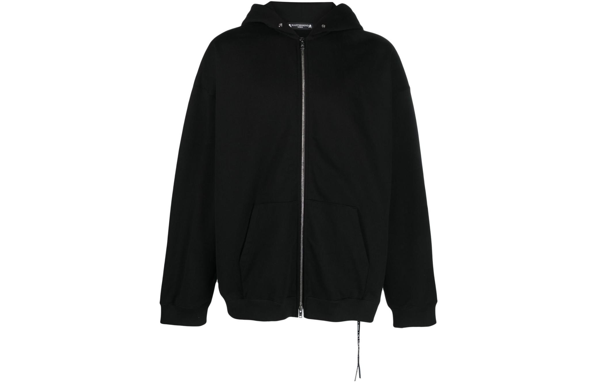 Mastermind Skull Print Zip-Up Jacket Black Long Sleeve MJ22E09BL025-BLK