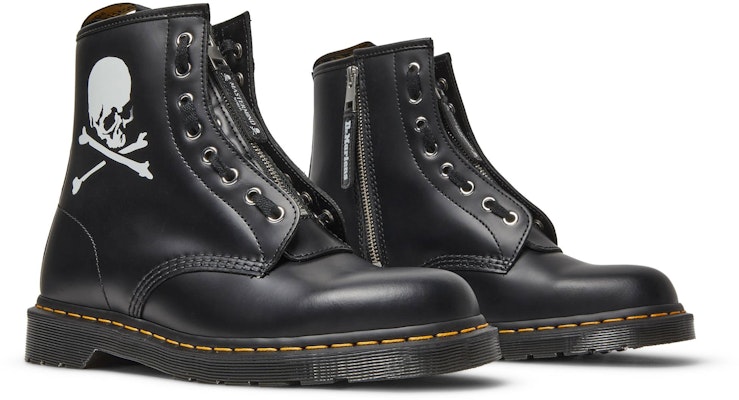 Mastermind x Dr. Martens 1460 Sepatu Boots Kulit 'Black Skull' 26516009 Cheap Mastermind x Dr. Martens 1460 Sepatu Boots Kulit 'Black Skull' 26516009