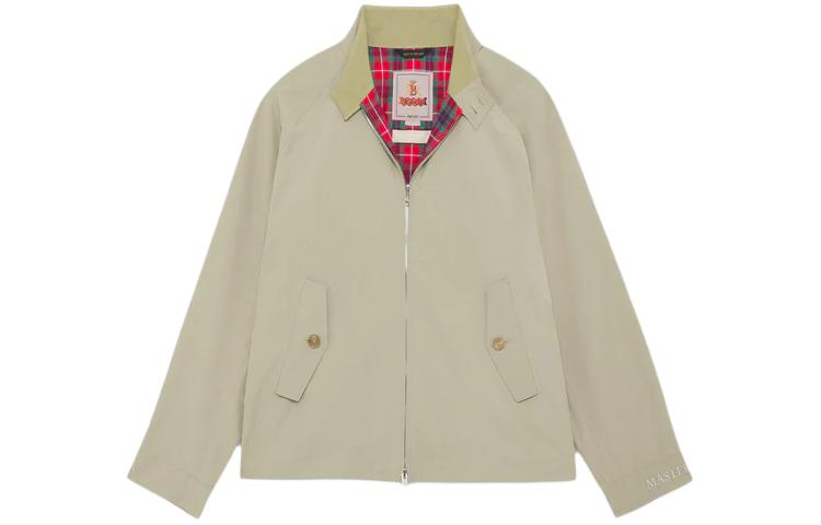 Mastermind Baracuta SS24 Skull Embroidery Plaid Lining Jacket Black BRCPS1020BCNY1-100