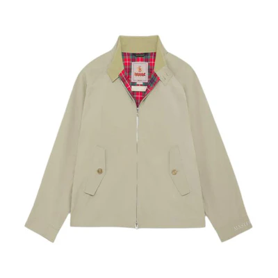 Mastermind Baracuta SS24 Skull Embroidery Plaid Lining Jacket Black BRCPS1020BCNY1-100