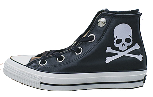 Lookbook Mastermind x Converse Chuck Taylor All Star 100 Hi 黑色高筒襪鞋 1CK666