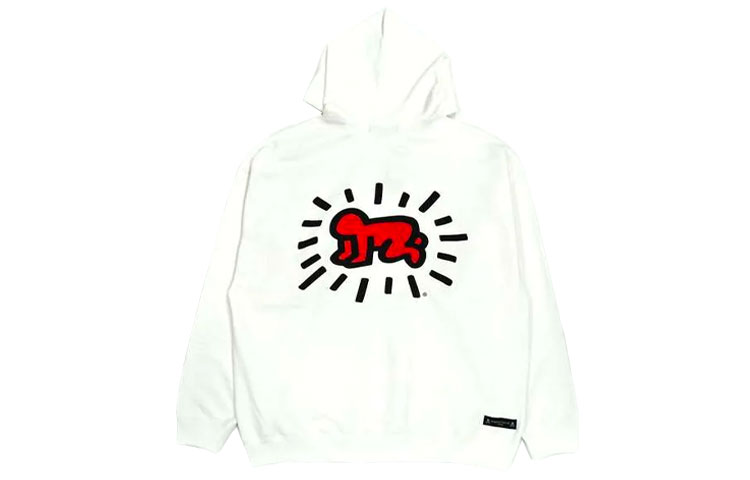 Mastermind Keith Haring FW21 Heart Hoodie Black Collaboration 9979231001