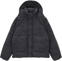 MATIN KIM Alphabet Print Unisex Long Sleeve Puffer Jacket Charcoal. MK239ODW005MCH MATIN KIM Alphabet Print Unisex Long Sleeve Puffer Jacket Charcoal. MK239ODW005MCH
